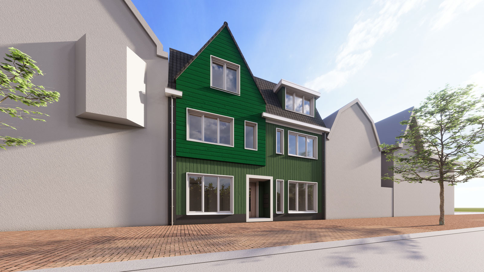 Plan Buijsman 3D impressie woonhuis Zaandam